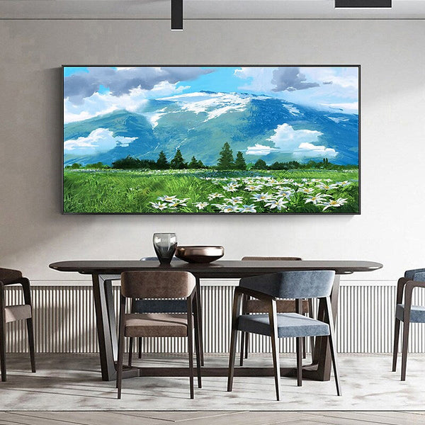 Mountainous Meadows Painting